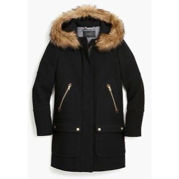 J.Crew Château Parka in Italian Stadium Cloth Wool - Picture 4 of 7